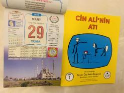 29 Mart 2024 hediyelik orijinal Ülkü takvim yaprağı (Cin Ali kitabı hediyeli:)