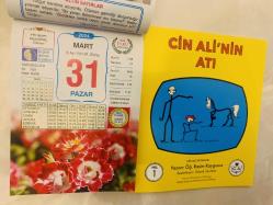 31 Mart 2024 hediyelik orijinal Ülkü takvim yaprağı (Cin Ali kitabı hediyeli:)