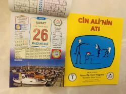 26 Şubat 2024 hediyelik orijinal Ülkü takvim yaprağı (Cin Ali kitabı hediyeli:)
