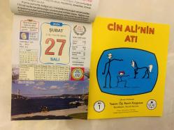 27 Şubat 2024 hediyelik orijinal Ülkü takvim yaprağı (Cin Ali kitabı hediyeli:)