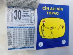 30 Kasım 2024 hediyelik orijinal Türkiye takvim yaprağı (Cin Ali kitabı hediyeli:)