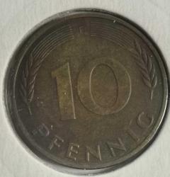 ALMANYA 1995 10 PFENNIG  LEUCHTTURM KAPAMASINDA