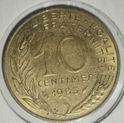 FRANSA 1983 10 CENTIMES  LEUCHTTURM KAPAMASINDA
