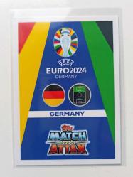 Topps Match Attax Euro 2024 Youssoufa Moukoko Graduated Gem Almanya GER 18 Futbolcu Kartı