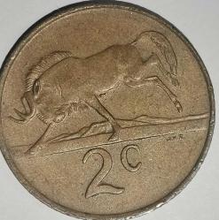 GÜNEY AFRİKA 1987  2 CENT