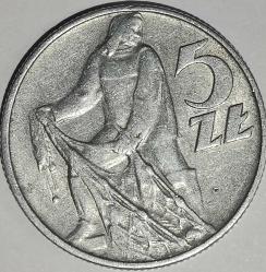 POLONYA 1974  5 ZLOTI