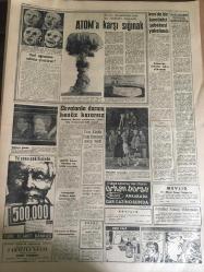 YENİ SABAH GAZETESİ 9 KASIM 1961  YIL :24 SAYI :8139---8 gün :Kabine hala kurulamadı --İnönü Döner kabine kuvvetli  olamaz dedi ---İnönü CHP hakkı ne ise onu istiyor ---YTP iyi niyetli olduğunu belirtti ---Öğrencilerin  yer meseleleri  hallediliyor ---CHP 'nin  147 'lerle  ilgili kanun  teklifi ----Annesi de Yüksel ' in acısını dayanamadı --CKMP ilk kabineye güven oyu verecek ---Hollywood yangınında zarar 150 milyon  lira ---Ayla 'nın babası  elleri boş döndü ---Şehir hattı  biletlerine zam yapılması  düşünülüyor ---Tek çıkar yol :Siyavuşgil --Sahte ilaç imal eden bir şebeke  yakalandı ---Atom a karşı sığınak ---İran da bir  komünist  şebekesi yakalandı --Mahkumlar açlık grevi yapacakmış ---Sinemalar ,Tiyatrolar ,Radyo Programları ---Milli Takım Dün Sadece Gol Attı :7-1---Rus Milli Takımı bugün  geliyor ---Teknik Komite Tereddüt Ediyor ---Can maçta sakatlandı ---Kaçalin  de Rus forvet hattından şikayetçi --Üç Çocuk Daha Kayboldu ---Eski MBK üyeleri dün  toplandı ---