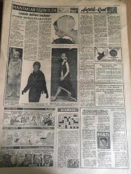 YENİ SABAH GAZETESİ 9 KASIM 1961  YIL :24 SAYI :8139---8 gün :Kabine hala kurulamadı --İnönü Döner kabine kuvvetli  olamaz dedi ---İnönü CHP hakkı ne ise onu istiyor ---YTP iyi niyetli olduğunu belirtti ---Öğrencilerin  yer meseleleri  hallediliyor ---CHP 'nin  147 'lerle  ilgili kanun  teklifi ----Annesi de Yüksel ' in acısını dayanamadı --CKMP ilk kabineye güven oyu verecek ---Hollywood yangınında zarar 150 milyon  lira ---Ayla 'nın babası  elleri boş döndü ---Şehir hattı  biletlerine zam yapılması  düşünülüyor ---Tek çıkar yol :Siyavuşgil --Sahte ilaç imal eden bir şebeke  yakalandı ---Atom a karşı sığınak ---İran da bir  komünist  şebekesi yakalandı --Mahkumlar açlık grevi yapacakmış ---Sinemalar ,Tiyatrolar ,Radyo Programları ---Milli Takım Dün Sadece Gol Attı :7-1---Rus Milli Takımı bugün  geliyor ---Teknik Komite Tereddüt Ediyor ---Can maçta sakatlandı ---Kaçalin  de Rus forvet hattından şikayetçi --Üç Çocuk Daha Kayboldu ---Eski MBK üyeleri dün  toplandı ---