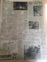 YENİ SABAH GAZETESİ 31 EKİM 1961-‘Otobüs Yolcuları’ filmi-14’ler seçim çok erken yapılmış --Profesörler Anadolu ya Gitmek İstemiyormuş --Yeni  bir başbakan  adayı  :Açıkalın --Bir kadınla 6 çocuk  diri diri yanarak  öldü --AP ve YTP den  yeni bir parti çıkarılmağa çalışılıyor --Karamanlis  kazandı  fakat muhalifler hile yapıldı  ,diyor ---Bir kadın kömürlükte  24 saat hapsedildi --Neden  seçilemiyor :Siyavuşgil --Şehirde  artezyen  kuyular açılıyor --Sinemalar ,Tiyatrolar ,Radyo Programları ---İstanbullu  çöpçüden  çöpçü İstanbulludan  şikayetçi --Rusların Yeni Atom Denemesi --Salazar a karşı garanti istendi ---Lağım suları  bazı  dükkanları  bastı --Devrim in  seri imalatını  firmalar yapmak istiyor --Szekely  için  karar bugün ---Teknik  Komitenin  Kararı  Geriye Dönüş Yok ---A.Gücü :2 -A.Ordu :1 G.Birliği :2 -PTT: 0-----G.Birliği Maçı 2. Devre Aldı ---Profesörler Anadolu ya Gitmek  İstemiyorlarmış ---Kamyon çaya  uçtu  :4 ölü 24 yaralı var ---Sirmen  için  CHP ye söz  verilmemiş
