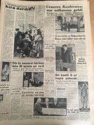 YENİ SABAH GAZETESİ  7 HAZİRAN 1959-Istanbul’lunun kira derdi-Menderes Atlantik Kongresine Bir Mesaj Gönderdi--Şiddetli yağmurlar bazı  yerlerde afet halini aldı ---Bazı ihraç mallarına verilen prim  artacak --Başvekalete mühim  bir toplantı  yapıldı --Alman emvalinin  iadesi büyük  memnuniyet yarattı ---Güney Amerika da büyük  karışıklıklar oluyor ---Başvekili  tedavi eden  doktor  ve  eşi geliyor ---Ziya Paşanın Rüyası :Siyavuşgil --Et meselesinin  halli için  narhın kalkınması  isteniyor ---Cenevre Konferansı  Son Safhasına Geldi ---Arnavutluk ve Bulgaristan  da Rusya roket  üsleri tesis edecek ---Dün bir  mensucat  fabrikası daha 80 işçisine  yol verdi --Bir  katil 6 yıl  hapis yatacak --Amerika da  staj  gören altı polisimiz taltif  edildi ---Mamie Van Doren Mücadeleden  Galip Çıktı ---Galatasaray  Grup Şampiyonu --Molnar ,Fenerbahçe antrenörlüğünden  dün  gece  istifa etti --Fenerbahçe -İstanbul Spor Karagümrük -Adalet  oynuyor ---Kırkpınar  güreşleri  bugün  sona eriyor --