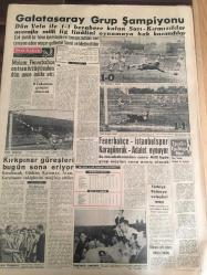YENİ SABAH GAZETESİ  7 HAZİRAN 1959-Istanbul’lunun kira derdi-Menderes Atlantik Kongresine Bir Mesaj Gönderdi--Şiddetli yağmurlar bazı  yerlerde afet halini aldı ---Bazı ihraç mallarına verilen prim  artacak --Başvekalete mühim  bir toplantı  yapıldı --Alman emvalinin  iadesi büyük  memnuniyet yarattı ---Güney Amerika da büyük  karışıklıklar oluyor ---Başvekili  tedavi eden  doktor  ve  eşi geliyor ---Ziya Paşanın Rüyası :Siyavuşgil --Et meselesinin  halli için  narhın kalkınması  isteniyor ---Cenevre Konferansı  Son Safhasına Geldi ---Arnavutluk ve Bulgaristan  da Rusya roket  üsleri tesis edecek ---Dün bir  mensucat  fabrikası daha 80 işçisine  yol verdi --Bir  katil 6 yıl  hapis yatacak --Amerika da  staj  gören altı polisimiz taltif  edildi ---Mamie Van Doren Mücadeleden  Galip Çıktı ---Galatasaray  Grup Şampiyonu --Molnar ,Fenerbahçe antrenörlüğünden  dün  gece  istifa etti --Fenerbahçe -İstanbul Spor Karagümrük -Adalet  oynuyor ---Kırkpınar  güreşleri  bugün  sona eriyor --
