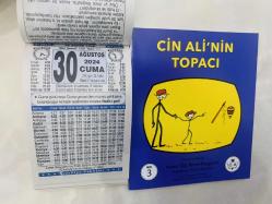 30 Ağustos 2024 hediyelik orijinal Türkiye takvim yaprağı (Cin Ali kitabı hediyeli:)