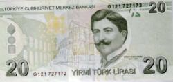 20 YİRMİ TÜRK LİRASI 9. EMİSYON G 121 72 71 72 SERİ NUMARALI ÇİL ALTI KONDİSYONDA RESİMDEKİ ÜRÜN GÖNDERİLECEKTİR (62)