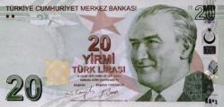 20 YİRMİ TÜRK LİRASI 9. EMİSYON G 121 72 71 72 SERİ NUMARALI ÇİL ALTI KONDİSYONDA RESİMDEKİ ÜRÜN GÖNDERİLECEKTİR (62)