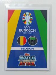 Topps Match Attax Euro 2024 Jeremy Doku Raw Talent Belçika RT 1 Limited Edition Futbolcu Kartı