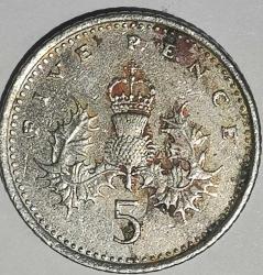 İNGİLTERE 1994 5 PENCE