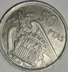 İSPANYA 1957  50 PESETA