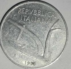 İTALYA 1955 10 LIRE