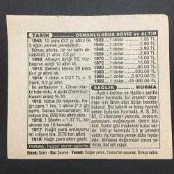 1 NİSAN 1996-TAKVİM YAPRAĞI-DOĞUM GÜNÜ HEDİYESİ-TÜRKİYE GAZETESİ TAKVİMİ,DÜNYA KANSER HAFTASI,VARŞOVA PAKTI FESH EDİLDİ 1991,OSMANLILARDA DÖVİZ VE ALTIN ,HURMA