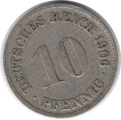 Almanya 2 Fenik 1906 Çok Temiz