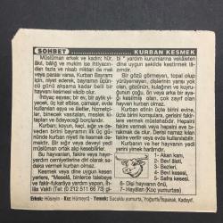 19 NİSAN 1996-TAKVİM YAPRAĞI-DOĞUM GÜNÜ HEDİYESİ-TÜRKİYE GAZETESİ TAKVİMİ,KUĞU FIRTINASI,KARSIN ERMENİLERCE İŞGALİ,1919,KURBAN KESMEK