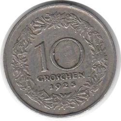 Avusturya 1 Groschen 1925 Çok Temiz