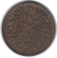 Avusturya 2 Heller 1902 Çok Temiz