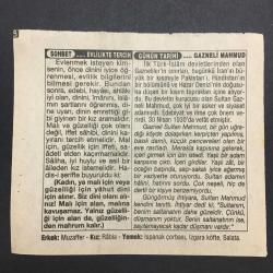 30 NİSAN 1996-TAKVİM YAPRAĞI-DOĞUM GÜNÜ HEDİYESİ-TÜRKİYE GAZETESİ TAKVİMİ,KURBAN BAYRAMININ 3.GÜNÜ,GAZNELİ MAHMUDUN VEFATI 1030,EVLİLİKTE TERCİH,GAZNELİ MAHMUD