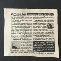 1 MAYIS 1996-TAKVİM YAPRAĞI-DOĞUM GÜNÜ HEDİYESİ-TÜRKİYE GAZETESİ TAKVİMİ,KURBAN BAYRAMININ 4.GÜNÜ,TRT NİN KURULUŞU,1964,CANLI RADARLAR
