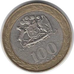 Şili 100 Pesos 2014 Çok Temiz