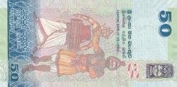 Sri Lanka, 50 Rupi, Çil, 2019 Basımlı