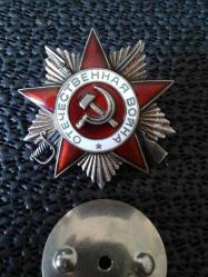 SSCB VATANSEVERLIK SAVAŞI ROZETI MINELİ. COK NADIR.