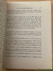 PİERRE VENDRYES / VİE ET PROBABİLİTE / EDİTİONS ALBİN MİCHEL / SCİENCES D'AUJOURD'HUİ / FRANSIZCA KİTAP (YAŞAM VE OLASILIK)