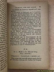 LES POURPARLERS DİPLOMATİQUES / PAGES D'HİSTOİRE 1914/1915 / 3 AOUT - 4 NOVEMBRE 1914 / VIII LE SECOND LİVRE BLEU ANGLAİS / LİBRAİRİE MİLİTAİRE BERGER LEVRAULT / FRANSIZCA KİTAP (DİPLOMATİK GÖRÜŞMELER / TARİH SAYFALARI 1914/1915 / 3 AĞUSTOS - 4 KASIM 1914)