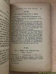 LES POURPARLERS DİPLOMATİQUES / PAGES D'HİSTOİRE 1914/1915 / 3 AOUT - 4 NOVEMBRE 1914 / VIII LE SECOND LİVRE BLEU ANGLAİS / LİBRAİRİE MİLİTAİRE BERGER LEVRAULT / FRANSIZCA KİTAP (DİPLOMATİK GÖRÜŞMELER / TARİH SAYFALARI 1914/1915 / 3 AĞUSTOS - 4 KASIM 1914)