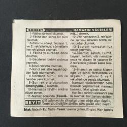 31 MAYIS 1996 -TAKVİM YAPRAĞI-DOĞUM GÜNÜ HEDİYESİ-TÜRKİYE GAZETESİ TAKVİMİ,DÜNYA SİGARA İÇMEME GÜNÜ,SEÇİMLERDE AÇIK OY GİZLİ TASNİFİN KALDIRILIŞI 1946,NAMAZIN VACİBLERİ