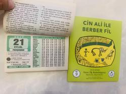 21 Eylül 2017 hediyelik orijinal Hicret takvim yaprağı (Cin Ali kitabı hediyeli:)