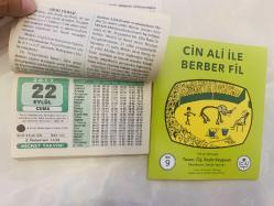 22 Eylül 2017 hediyelik orijinal Hicret takvim yaprağı (Cin Ali kitabı hediyeli:)