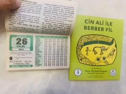 26 Eylül 2017 hediyelik orijinal Hicret takvim yaprağı (Cin Ali kitabı hediyeli:)