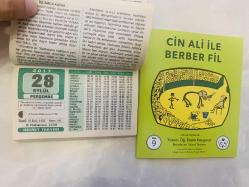 28 Eylül 2017 hediyelik orijinal Hicret takvim yaprağı (Cin Ali kitabı hediyeli:)