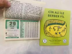 29 Eylül 2017 hediyelik orijinal Hicret takvim yaprağı (Cin Ali kitabı hediyeli:)