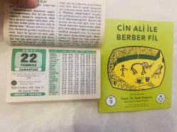 22 Temmuz 2017 hediyelik orijinal Hicret takvim yaprağı (Cin Ali kitabı hediyeli:)