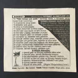 21 HAZİRAN 1996 -TAKVİM YAPRAĞI-DOĞUM GÜNÜ HEDİYESİ-TÜRKİYE GAZETESİ TAKVİMİ,ZONGULDAK 1920,VE ADAPAZARININ KURTULUŞLARI 1921,GÜNDÖNÜMÜ,GÜNEŞ YENGEÇ BURCUNDA,KIYAMET ALAMETLERİ 2