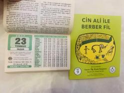 23 Temmuz 2017 hediyelik orijinal Hicret takvim yaprağı (Cin Ali kitabı hediyeli:)