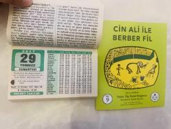 29 Temmuz 2017 hediyelik orijinal Hicret takvim yaprağı (Cin Ali kitabı hediyeli:)