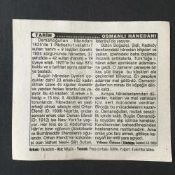 8 TEMMUZ 1996 -TAKVİM YAPRAĞI-DOĞUM GÜNÜ HEDİYESİ-TÜRKİYE GAZETESİ TAKVİMİ,KIRKLARELİNİN KURTULUŞU,ESİR MİLLETLER HAFTASI,BEVARİH SICAK RÜZGARLARININ SONU,OSMANLI HANEDANI