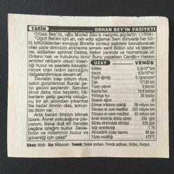 1 AĞUSTOS 1996 -TAKVİM YAPRAĞI-DOĞUM GÜNÜ HEDİYESİ-TÜRKİYE GAZETESİ TAKVİMİ,EYYAMI BAHURUN BAŞLAMASI,DÜNYA EMZİRME GÜNÜ,OSMAN BEYİN VEFATI VE ORHAN BEYİN TAHTA ÇIKIŞI 1326,ORHAN BEYİN VASİYETİ,VENÜS
