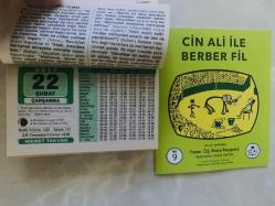 22 Şubat 2017 hediyelik orijinal Hicret takvim yaprağı (Cin Ali kitabı hediyeli:)