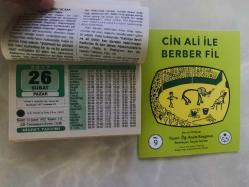 26 Şubat 2017 hediyelik orijinal Hicret takvim yaprağı (Cin Ali kitabı hediyeli:)