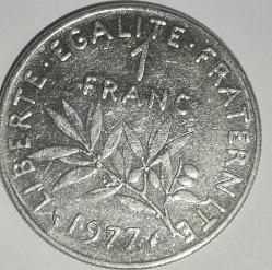 FRANSA 1977  1/2 FRANK